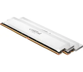 Crucial Pro OC 32GB (2x16GB) bílá / Operační paměť / DDR5 6000MHz / CL36 / UDIMM / 1.35V / XMP 3.0 / EXPO