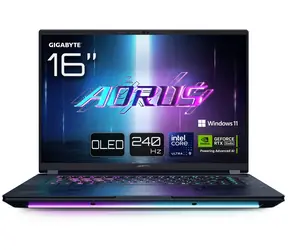 GIGABYTE AORUS MASTER 16 BYHC5DEE65SP šedá / Notebook / 16" OLED QHD+ / Ultra 9 275HX / 32GB / 2TB SSD / RTX 5080 16GB