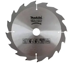 Makita Pilový kotouč na dřevo 165x20 mm / Pilový kotouč / 16 zubů / Řezání nasucho