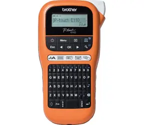 Brother PT-E110 / Tiskárna samolepicích štítků / LCD displej / 180 x 180 DPI / 6x AAA