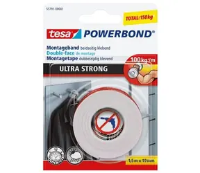 Tesa Powerbond Ultra Strong / Lepicí páska / oboustranná / 19 mm / 1,5 m