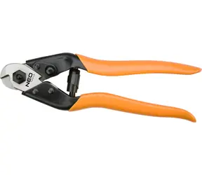 NEO TOOLS 01-512 / Nůžky na dráty a ocelová lanka / délka 19 cm