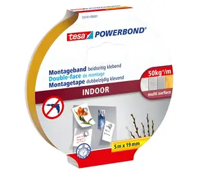 Tesa Powerbond / Montážní páska / interiér / 19 mm / 5 m / bílá