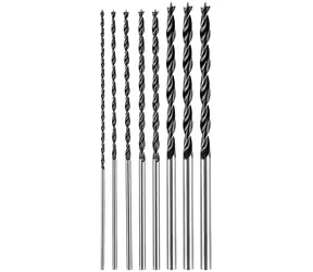 GRAPHITE Sada vrtáků do dřeva prodloužených / 4-5-6-7-8-10-12 mm x 300 mm / 7 ks