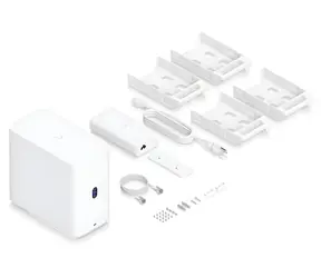 Ubiquiti UniFi UNAS 4 bílá / Síťové úložiště NAS / 4× 2.5/3.5" / 2× M.2 NVMe / QC-A55 1.7GHz / 4GB RAM / 2.5GbE