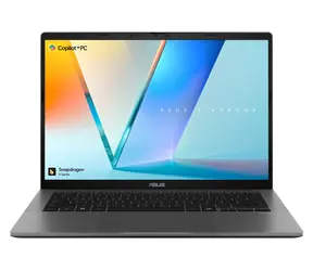 ASUS Vivobook S14 S3407QA-KP003W šedá / Notebook / 14" 2.5K / Snapdragon X1-26-100 / 16GB / 512GB SSD / W11H