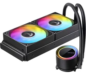Jonsbo TG-240 černá / AIO vodní chladič CPU / ARGB / 240mm