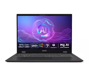 MSI Prestige 16 AI+ Evo B2VMG šedá / 16" UHD+ / Intel Core Ultra 9 288V 3.3GHz / 32GB / 2TB SSD / Intel Arc / W11P