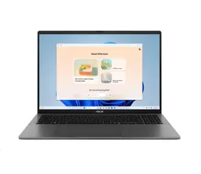 ASUS Vivobook S16 šedá / 16" WUXGA / Intel Core Ultra 5 225H 1.7GHz / 16GB / 512GB SSD / Intel Iris X / W11H