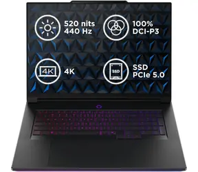 Lenovo Legion 9 18IAX10 černá / 18" WQUXGA / Intel Core Ultra 9 275HX / 32GB / 1TB SSD / RTX 5080 16GB / Bez OS
