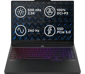 Lenovo Legion Pro 7 16IAX10H černá / 16" WQXGA / Intel Core Ultra 9 275HX / 64GB / 2TB SSD / RTX 5090 24GB / W11P