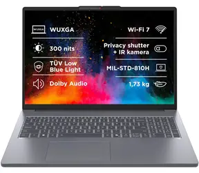 Lenovo IdeaPad Slim 3 16ARP10 šedá / 16" WUXGA / AMD Ryzen 5 7535HS / 16GB / 512GB SSD / AMD Radeon / W11H