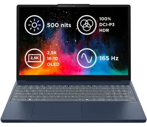 Lenovo IdeaPad Slim 3 15IRH10 modrá / 15.1" WQXGA / Intel Core i5-13420H / 16GB / 512GB SSD / Intel UHD / W11H