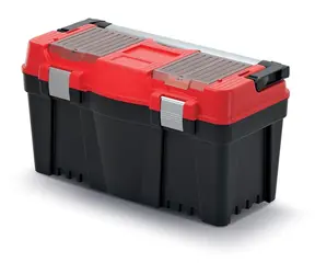 PROSPERPLAST Kufr na nářadí ATOP PLUS červená / 60 x 28.6 x 32.7 cm