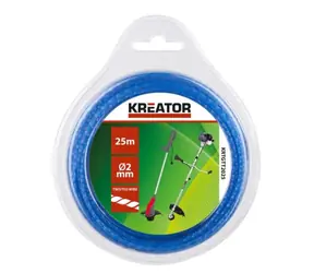 KREATOR KRTGTT2025 / Struna do sekaček / kroucená / průměr 2 mm / délka 25 m