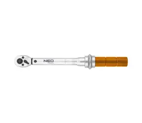 NEO TOOLS 08-822 / Momentový klíč / 1/4" / nastavení točivého momentu / 5-25Nm / ocel / 250mm