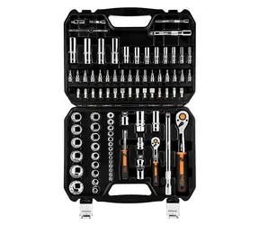NEO TOOLS 10-060 / Sada nástrčných hlavic / chrom-vanadiová ocel / kufřík