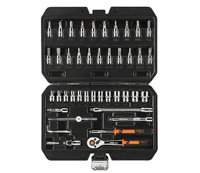 NEO TOOLS 10-004 / Sada nástrčných hlavic / chrom-vanadiová ocel / kufřík