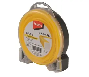 Makita E-02870 Struna nylonová hranatá 3.0mm 15m žlutá