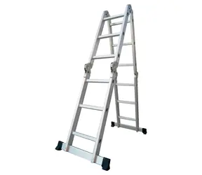 FIELDMANN FZZ 4107 / Multifunkční žebřík / 3.6 m / Štafle 1.74 m / Lešení: 98 cm / max 150 kg