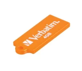 4GB Verbatim / Flash Disk / USB 2.0 / oranžový