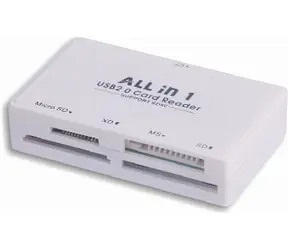 Čtečka karet PremiumCord / externí / SDHC / USB 2.0 / Modrá