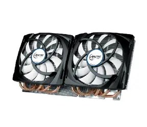 ARCTIC Accelero Twin Turbo 690 / TDP 400W / 2x 120 mm / Fluid Dynamic Bearing / 0.4 Sone @ 1500 RPM / GTX 690