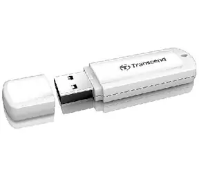 Transcend JetFlash 370 32GB bílá / Flash Disk / USB 2.0