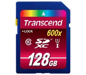 Transcend SDXC 128GB / SDXC / 128GB / Class 10 UHS-1 / 600x