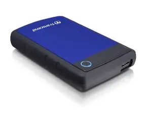 Transcend StoreJet 25H3 2TB externí HDD / 5400ot. / 2.5" / USB 3.0 / nárazuvzdorný / modrá