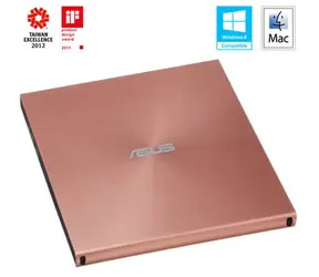 ASUS SDRW-08U5S-U růžová / DVD±RW ext. vypalovačka / slim / USB 2.0