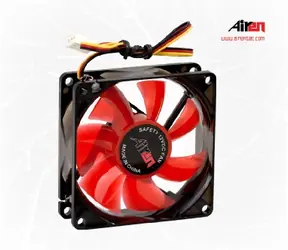 AIREN FAN RedWings80 LED ventilátor / svítící / 80 x 80 x 25mm / 14.9dBA / červená