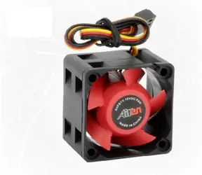 AIREN FAN RedWingsExtreme40HH ventilátor / 40 x 40 x 28mm / 23dB / červená