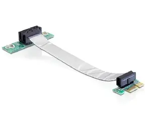 Delock Riser card PCI Express x1 / flexibilní kabel / vkládání vlevo