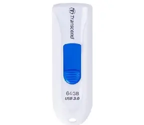 Transcend JetFlash 790 64GB bílo-modrá / Flash disk / USB 3.2 Gen 1 - (USB-A 3.0)
