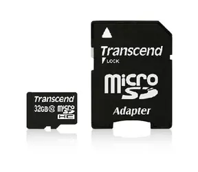 Transcend Micro SDHC karta 32GB Class 10 + adaptér