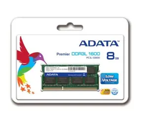 ADATA 8GB / 1600MHz / DDR3L / CL11 / SODIMM / 1.35V / Single Tray