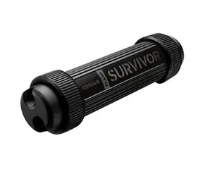 Corsair Flash Survivor Stealth 128GB černá / FlashDisk / USB 3.2 Gen 1 - (USB-A 3.0)