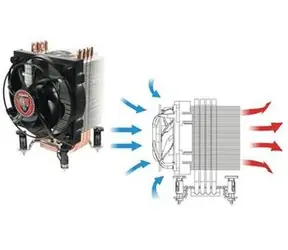 THERMALTAKE TMG i1  (CL-P0370) / tichý chladič CPU / 4 heatpipe / pro Intel LGA 775
