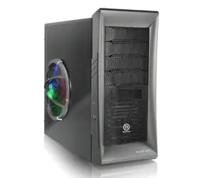 THERMALTAKE VI6001BNS STRIKE MX / midi tower / USB 2.0 / bez zdroje / ATX  / černá