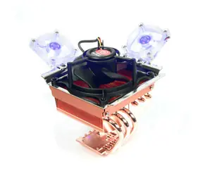 THERMALTAKE CL-P0343 MiniTyp 90 Value Pac / aktivní CPU chladič / 6x heatpipe / pro AMD a Intel / LGA 775, AM2, K8