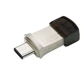 Transcend JetFlash 890S 64GB stříbrná / Flash Disk / USB 3.2 Gen 1 - (USB-C 3.0)
