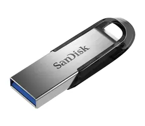 SanDisk Ultra Flair 64 GB / Flash disk / USB3.0 / 150 MB/s / stříbrná