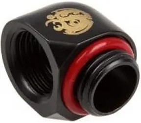 BitsPower 90° Adapter - karbonově černý