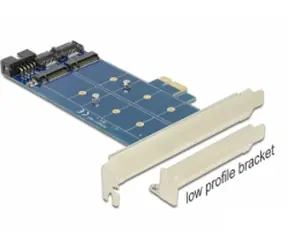 Delock PCI Express Karta > 2 x interní M.2 NGFF + low profile
