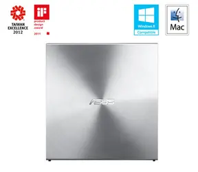ASUS DVD±RW vypalovačka SDRW-08U5S-U silver / slim / USB 2.0 / stříbrná