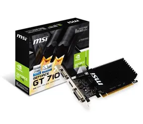 MSI GT 710 2GB / GeForce GT710 954 MHz / 2GB GDDR3 / 64bit / PCIe x16 / D-Sub+DVI+HDMI