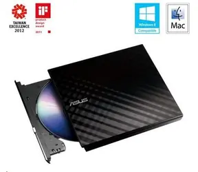ASUS SDRW-08D2S-U LITE černá / DVD±RW ext. vypalovačka / slim / USB 2.0 / retail 