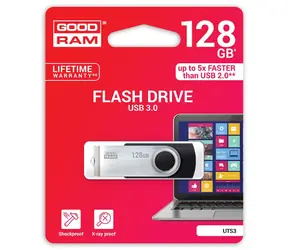 GOODRAM UTS3 128GB černá / Flash disk / USB 3.0 / čtení: 60MBs / zápis: 20MBs