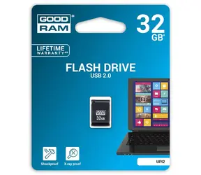 GOODRAM UPI2 32GB černá  / Flash disk / USB 2.0 / čtení: 20MBs / zápis: 5MBs